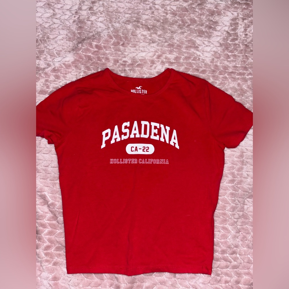 Hollister Graphic Cropped Tee